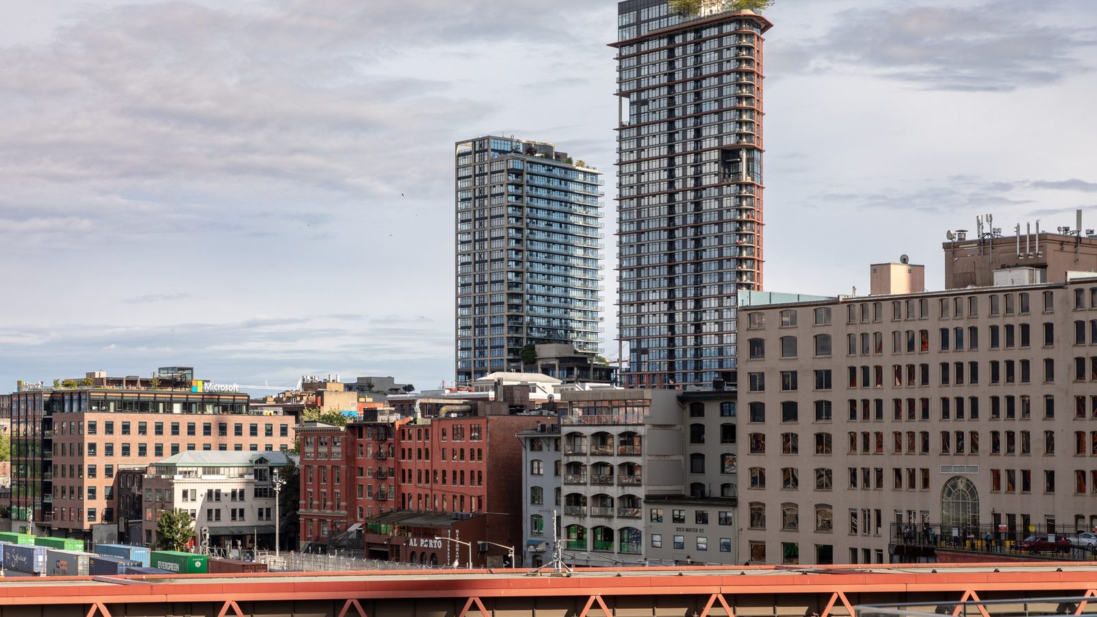 Vancouver waterfront skyline and residential towers